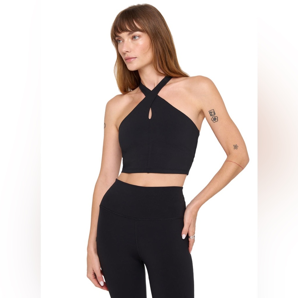 Spiritual Gangster Jules Cross Neck Crop Tank SIZE SMALL and L available